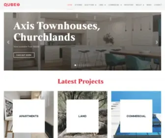 Qubeproperty.com.au(Property Development Company Perth) Screenshot