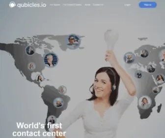 Qubicles.io(Award-winning contact center blockchain company) Screenshot