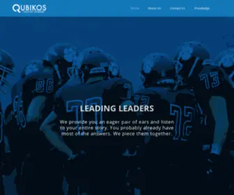 Qubikos.com(LEADING LEADERS) Screenshot