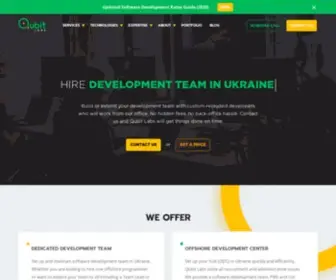 Qubit-Labs.com(Hire Offshore Developers In Ukraine) Screenshot
