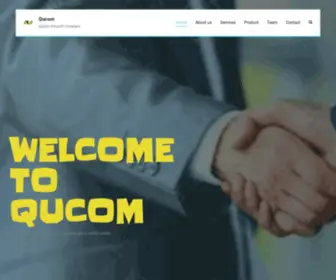 Qucom.co.in(Qucom Infosoft Company) Screenshot