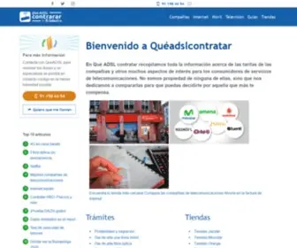 Queadslcontratar.com(Comparador de fibra y móvil) Screenshot