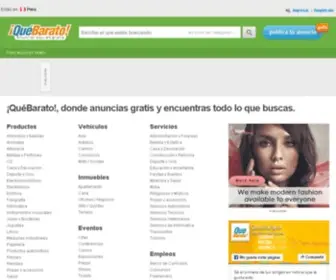 Quebarato.com.pe(Los productos más baratos de la web) Screenshot