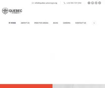 Quebec-Attorneys.org(LEGAL CONSULTANT) Screenshot