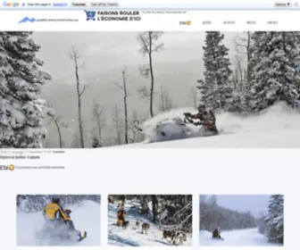 Quebec-Raids-Aventures.com(Séjours au Québec nos séjours au Québec en hiver) Screenshot