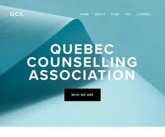 Quebeccounselling.ca(QCA) Screenshot