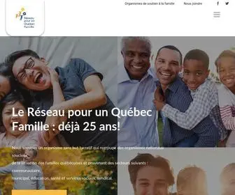 QuebecFamille.org(Accueil) Screenshot