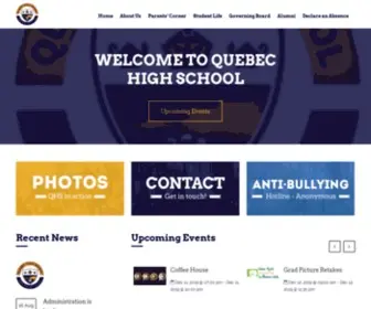 Quebechighschool.com(Quebec High School) Screenshot