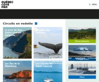 Quebecmaritime.ca(Voyage Québec Vacances Canada) Screenshot