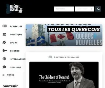 Quebecnouvelles.info(Québec Nouvelles) Screenshot