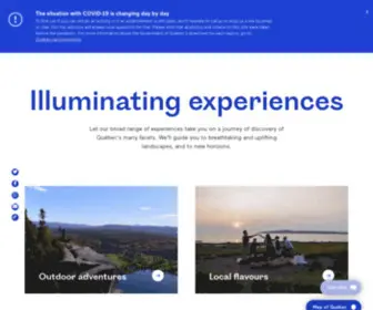 Quebecski.ca(Illuminating experiences) Screenshot