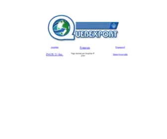 Quebexport.com(Maison de Commerce et d'Amitie) Screenshot