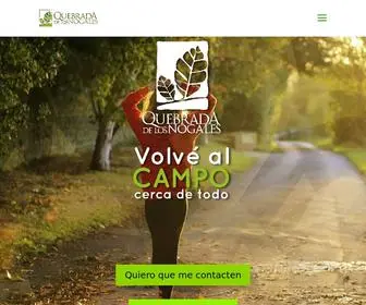 Quebradadelosnogales.com.ar(Quebrada de los Nogales) Screenshot