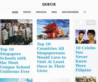 Quecie.com(Quecie) Screenshot