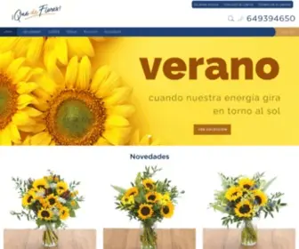 Quedeflores.com(Enviar flores a domicilio por Internet en Madrid) Screenshot
