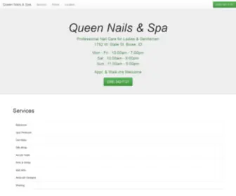 Queen-Nails.com(Queen Nails & Spa) Screenshot