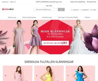 Queenabelle.se(Balklänningar) Screenshot