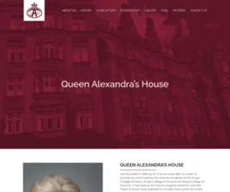 Queenalex.com(Queen alexandra’s house) Screenshot