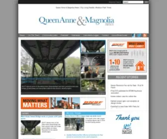 Queenannenews.com(Queen Anne & Magnolia News) Screenshot