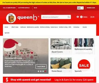 Queenb.co.nz(Home Decor Online Store) Screenshot