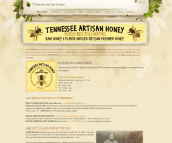 Queenbeepollinators.com(Tennessee Artisan Honey) Screenshot