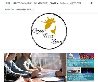 Queenbeeszone.com(Looking for the best lifestyle blog. QueenBeesZone) Screenshot