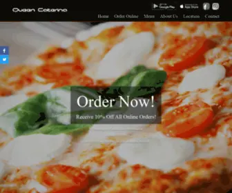 Queencaterinapizza.com.au(Queen Caterina Pizza e Birra) Screenshot