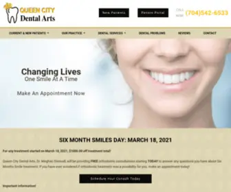 Queencitydentist.com(Charlotte Dentist) Screenshot