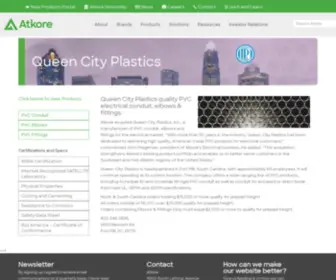 Queencityplastics.com(Queen City Plastics) Screenshot