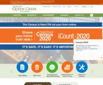 Queencreek.org(Queen Creek) Screenshot