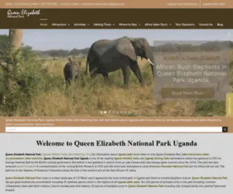 Queenelizabethnationalparkuganda.com(Queen Elizabeth National Park) Screenshot