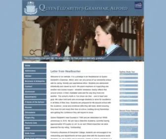 Queenelizabeths.co.uk(Queen Elizabeth’s Grammar) Screenshot