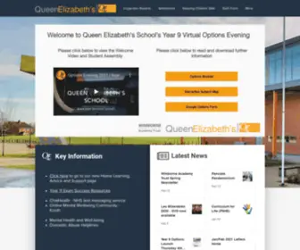 Queenelizabeths.com(Queen Elizabeth's School) Screenshot