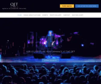 Queenelizabeththeatre.ca(Toronto's Live Music Concert Venue) Screenshot
