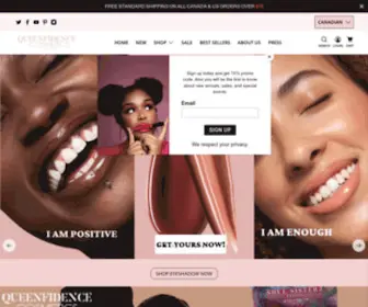 Queenfidencecosmetics.com(Queenfidence Cosmetics) Screenshot