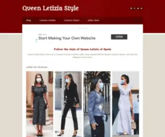 Queenletiziastyle.com(Queen Letizia Style) Screenshot