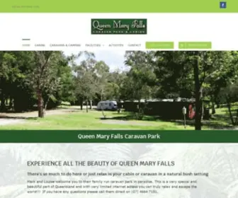 Queenmaryfallscaravanpark.com.au(Queen Mary Falls Caravan Park) Screenshot