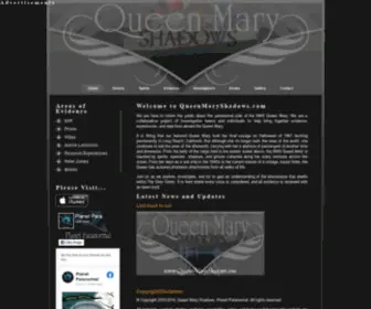 Queenmaryshadows.com(RMS Queen Mary) Screenshot