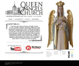 Queenofangelsnyc.org(Queen of Angels) Screenshot