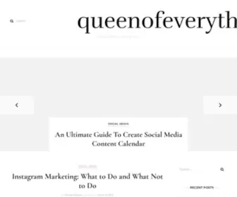 Queenofeverything.net(Queen of Everything) Screenshot