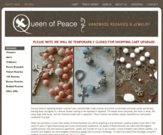 Queenofpeace-Rosaries.com(Queen of Peace Rosaries) Screenshot