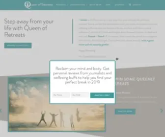 Queenofretreats.com(Bot Verification) Screenshot