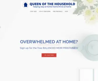 Queenofthehousehold.com(Queenofthehousehold) Screenshot