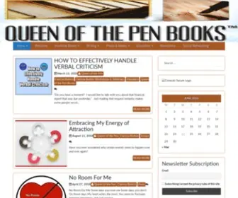 Queenofthepenbooks.com(Everyone has a story to tell that only they can write) Screenshot