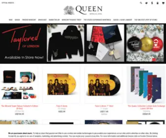 Queenonlinestore.com(Shop Exclusive Music & Merch) Screenshot