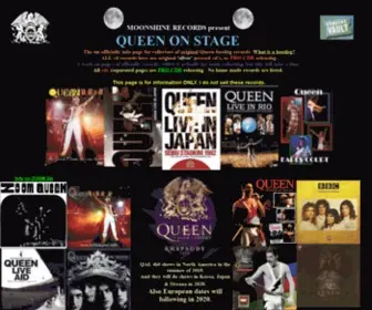 Queenonstage.com(Index) Screenshot