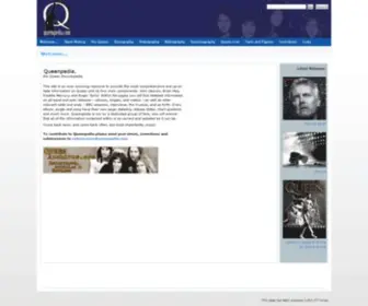 Queenpedia.com(Freddie Mercury) Screenshot