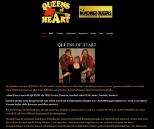 Queens-OF-Heart.de(QUEENS OF HEART) Screenshot