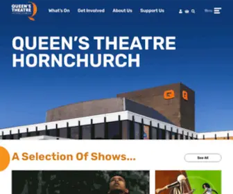 Queens-Theatre.co.uk(Queens Theatre) Screenshot