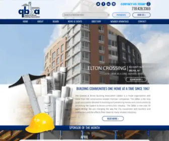 Queensbronxba.com(Queens Bronx Building Association) Screenshot